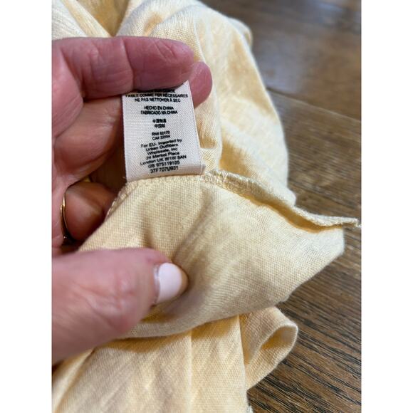 NWT! Free People Victorian Coquette Style Blouse in Cream Swing Hem Lace Sz L - Picture 11 of 13